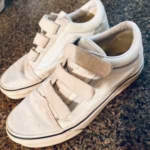 Off white Velcro Vans